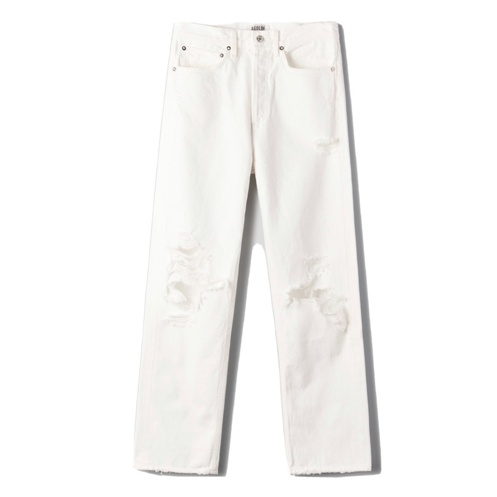AGOLDE Mid-Rise 90s Jean in Whiteout